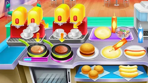 Скриншот 2 — Fast Food Cooking & Serving