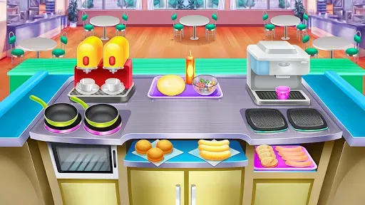Скриншот 3 — Fast Food Cooking & Serving