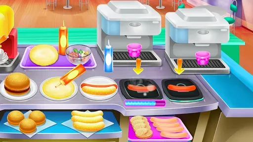 Скриншот 4 — Fast Food Cooking & Serving