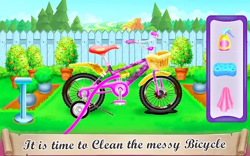 Скриншот 4 — Girl Bike Fix & Washing Salon