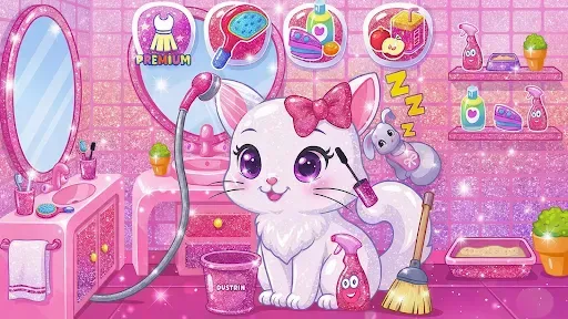 Скриншот 1 — My Sweet Kitty Groom and Care