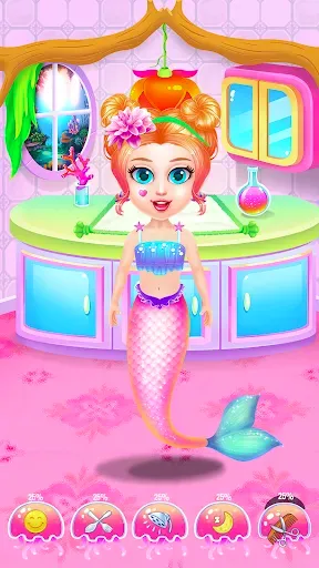 Скриншот 5 — Princess Mermaid At Hair Salon