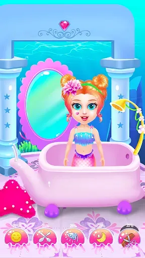 Скриншот 6 — Princess Mermaid At Hair Salon