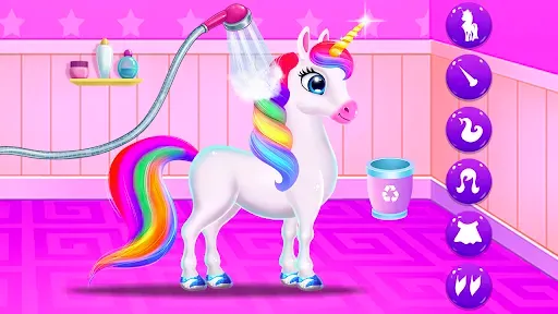 Скриншот 1 — Rainbow Baby Unicorn Pet