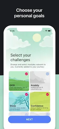 Скриншот 3 — OCD.app Anxiety, Mood & Sleep