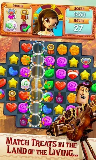 Скриншот 1 — Sugar Smash: Book of Life