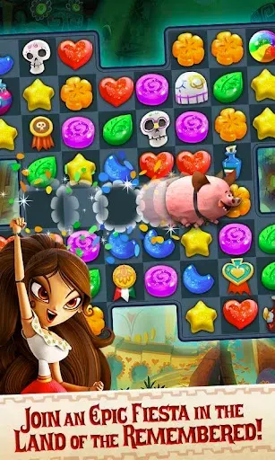 Скриншот 2 — Sugar Smash: Book of Life