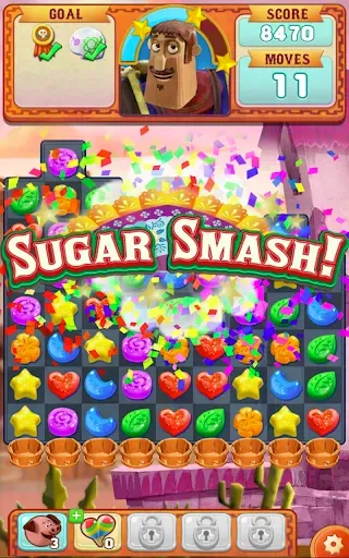 Скриншот 6 — Sugar Smash: Book of Life