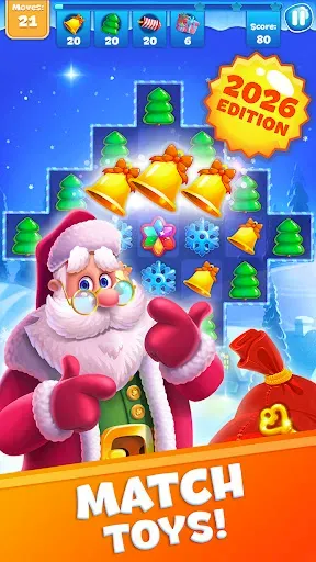 Скриншот 1 — Christmas Sweeper 3 - Match-3