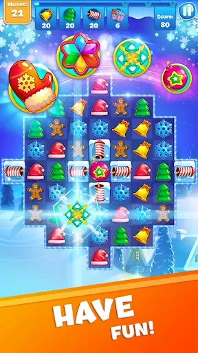 Скриншот 3 — Christmas Sweeper 3 - Match-3
