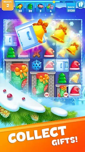 Скриншот 6 — Christmas Sweeper 3 - Match-3