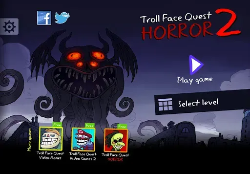 Скриншот 1 — Troll Face Quest: Horror 2