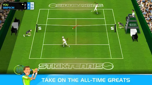 Скриншот 2 — Stick Tennis