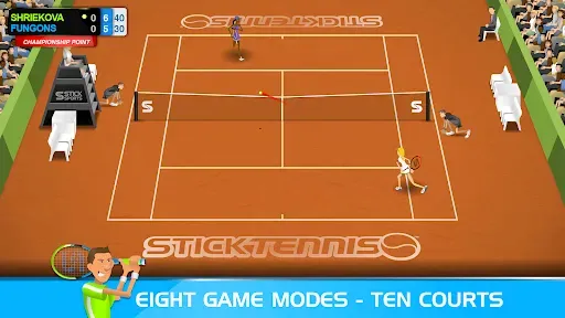 Скриншот 3 — Stick Tennis