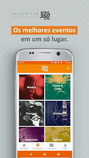 Скриншот 3 — Ticket360 Ingressos + Eventos