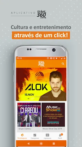 Скриншот 4 — Ticket360 Ingressos + Eventos