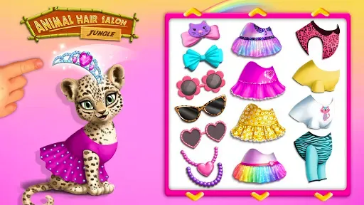 Скриншот 1 — Jungle Animal Hair Salon