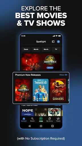 Скриншот 1 — Fandango at Home: Movies & TV