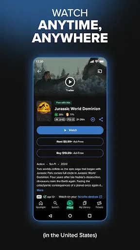 Скриншот 3 — Fandango at Home: Movies & TV