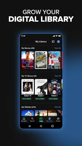Скриншот 4 — Fandango at Home: Movies & TV