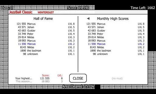 Скриншот 5 — JezzBall Classic