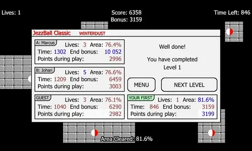 Скриншот 6 — JezzBall Classic