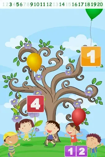Скриншот 2 — 123 Ballon числа детей