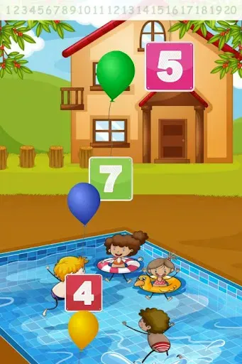 Скриншот 3 — 123 Ballon числа детей