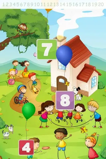 Скриншот 5 — 123 Ballon числа детей