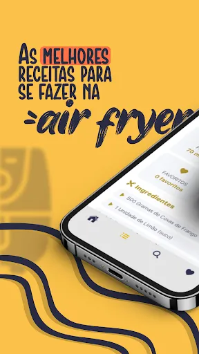 Скриншот 2 — Air Fryer Receitas Fritadeira