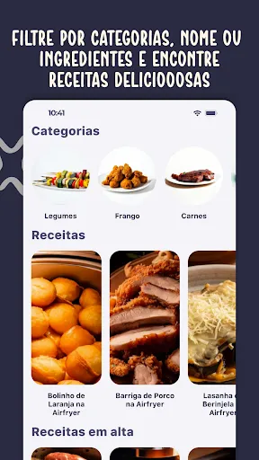 Скриншот 7 — Air Fryer Receitas Fritadeira