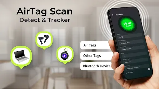 Скриншот 1 — AirTag Scan: Bluetooth Tracker