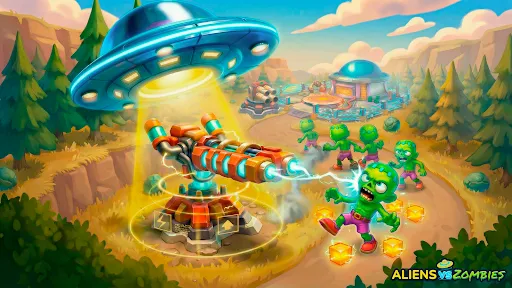 Скриншот 8 — Aliens vs Zombies: Invasion