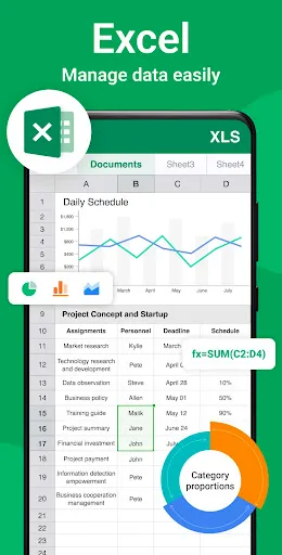 Скриншот 4 — Документы: PDF, Word,Excel,PPT