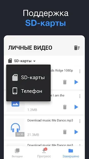 Скриншот 7 — Загрузчик любых видео 2019