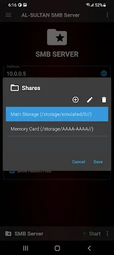 Скриншот 4 — SMB/Samba Server Pro