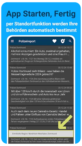 Скриншот 2 — Polizeireport
