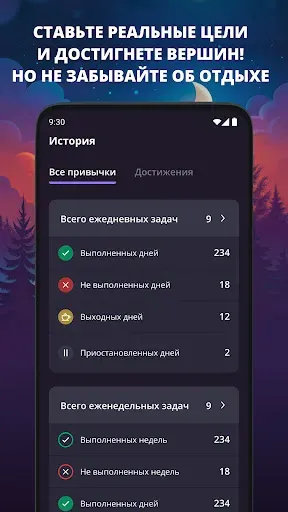 Скриншот 5 — Сила привычки: Ежедневный план