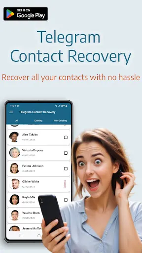 Скриншот 1 — Telegram Contact Recovery