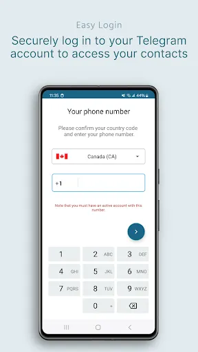 Скриншот 6 — Telegram Contact Recovery