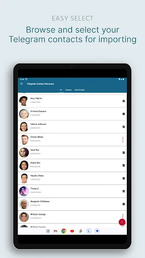 Скриншот 7 — Telegram Contact Recovery