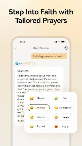 Скриншот 4 — Blessed - Bible Verse & Prayer