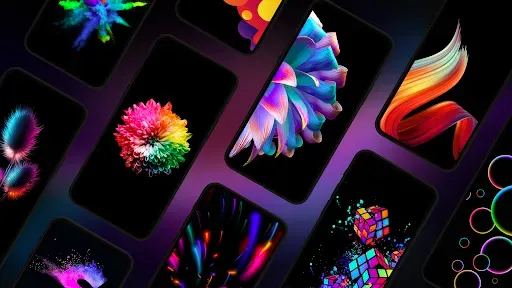 Скриншот 1 — AMOLED обои 4K (OLED)