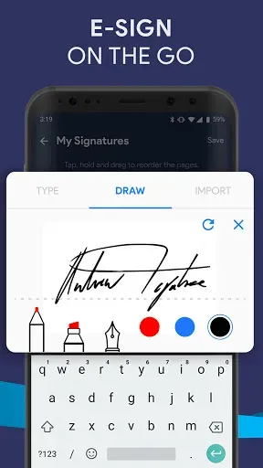 Скриншот 1 — Fill and Sign Easy PDF Editor