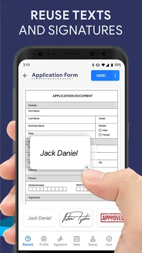 Скриншот 2 — Fill and Sign Easy PDF Editor