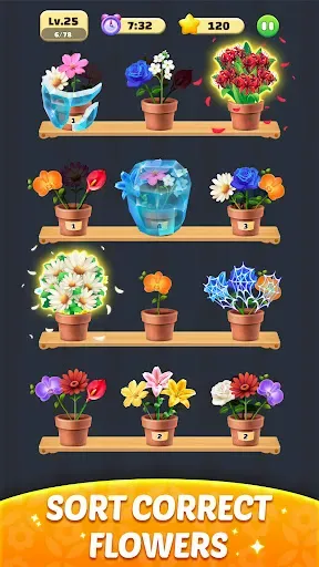 Скриншот 2 — Petalia: Flower Merge Game