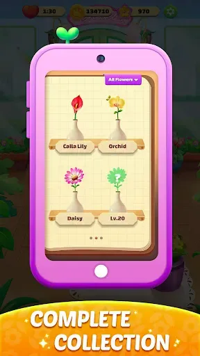 Скриншот 5 — Petalia: Flower Merge Game