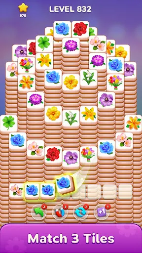 Скриншот 1 — Blossom Master: плитки маджонг