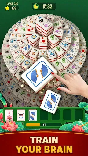 Скриншот 3 — Mahjong Triple 3D - Tile Match