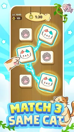 Скриншот 2 — Cat Tile World: Purrfect Match